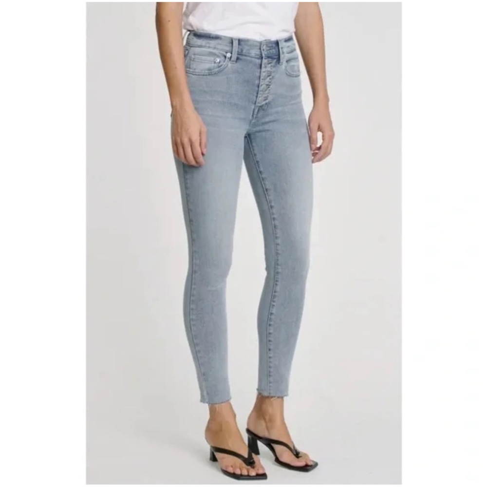 NWT PISTOLA Aline High Waist Raw Hem Skinny Jeans in Clifton Wash